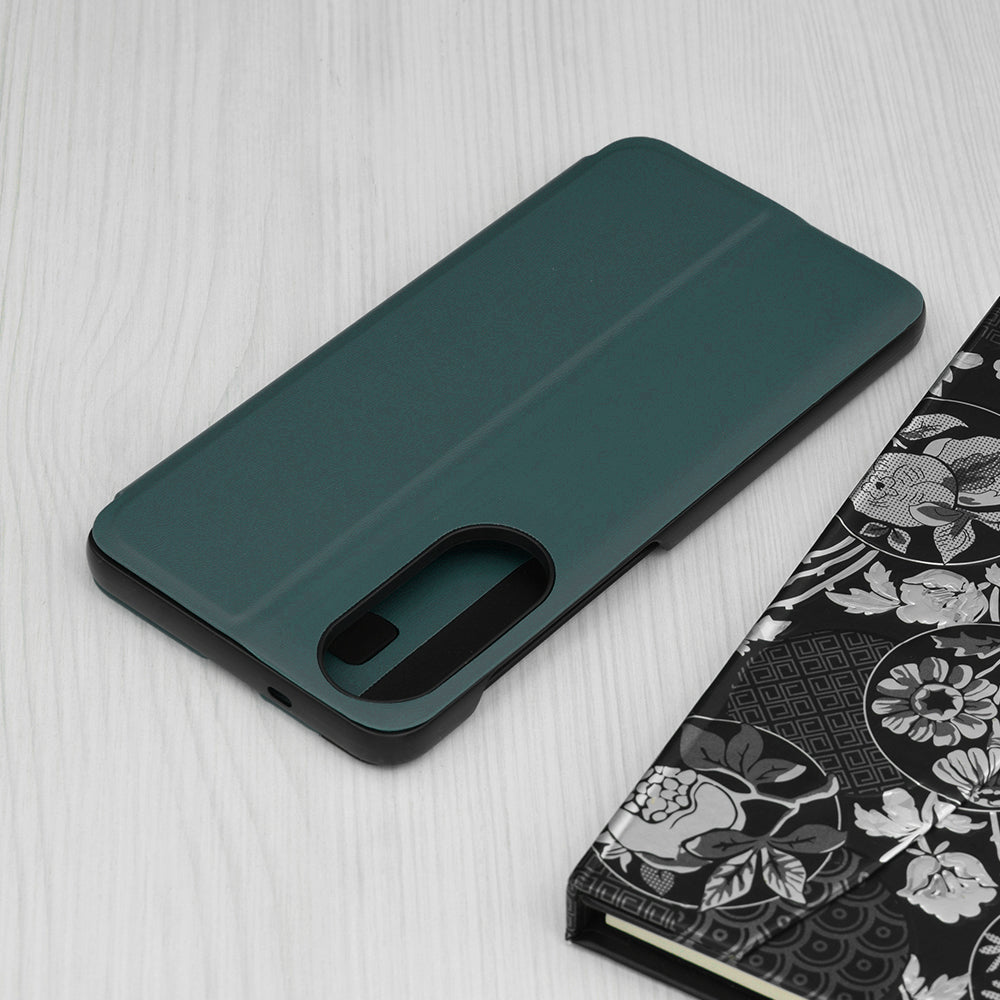 Custodia per Samsung Galaxy S25 Edge S937, Techsuit, eFold, Verde