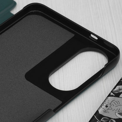 Custodia per Samsung Galaxy S25 Edge S937, Techsuit, eFold, Verde