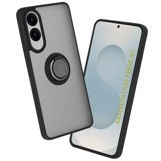 Custodia per Samsung Galaxy S25 Edge S937, Techsuit, Glinth, Nera