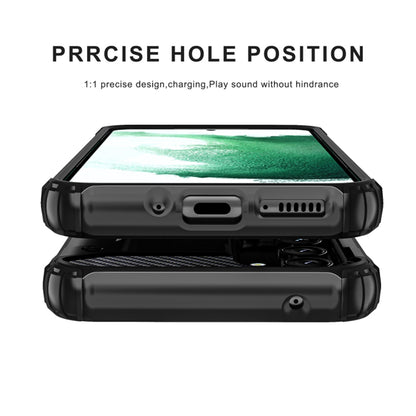 Custodia per Samsung Galaxy S25 Edge S937, Techsuit, Hybrid Armor, Nera