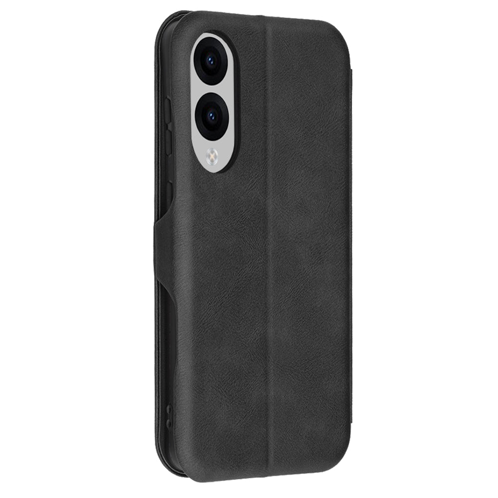 Custodia per Samsung Galaxy S25 Edge S937, Techsuit, Safe Wallet Plus, Nera