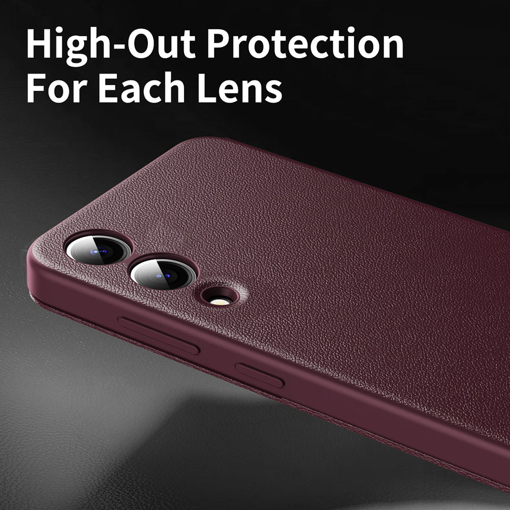 Custodia per Samsung Galaxy S25 Edge S937, Techsuit, SmartView, Rossa