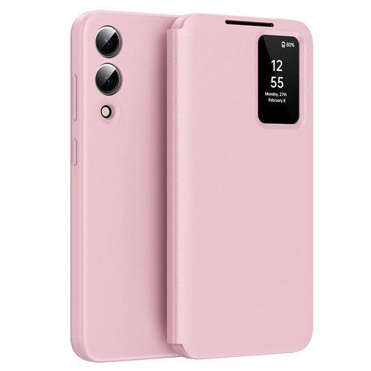 Custodia per Samsung Galaxy S25 Edge S937, Techsuit, SmartView, Rosa