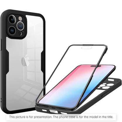 Custodia per Samsung Galaxy S25 FE, Techsuit, ColorVerse 360, Nera