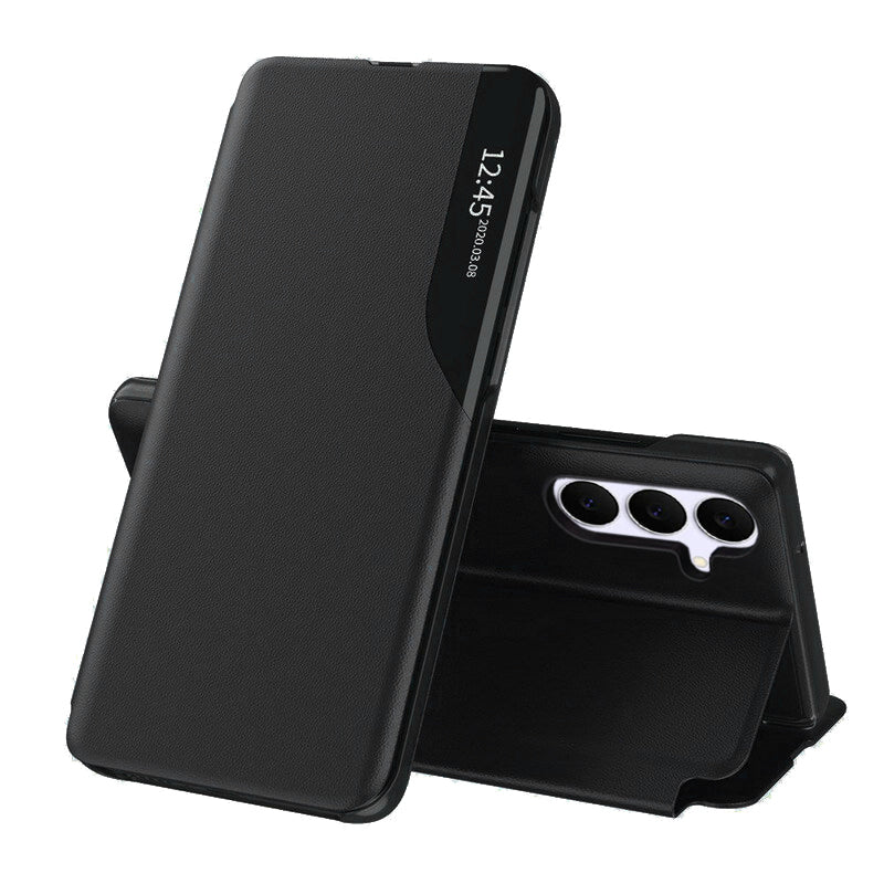 Custodia per Samsung Galaxy S25 FE, Techsuit, eFold, Nera