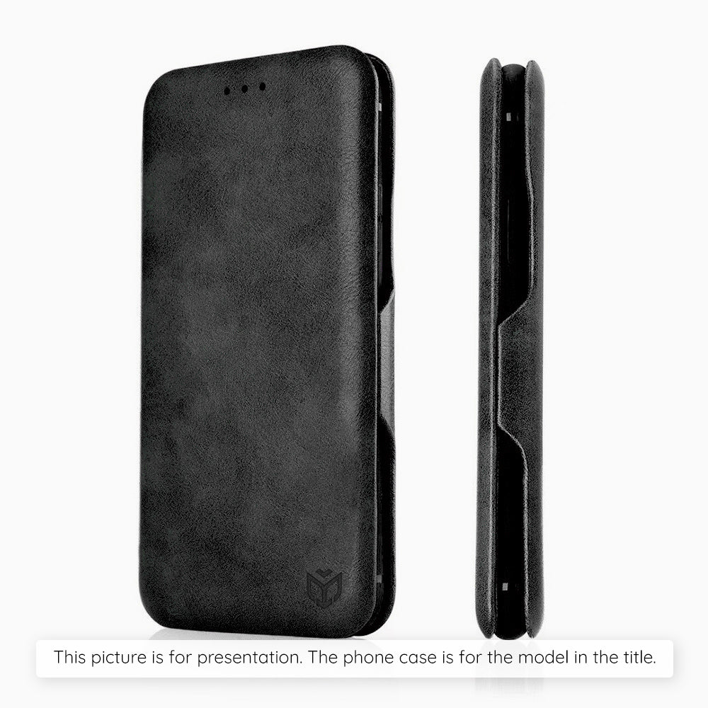 Custodia per Samsung Galaxy S25 FE, Techsuit, Safe Wallet Plus, Nera