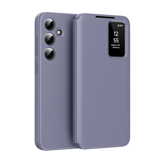 Custodia per Samsung Galaxy S25 FE, Techsuit, SmartView, Viola