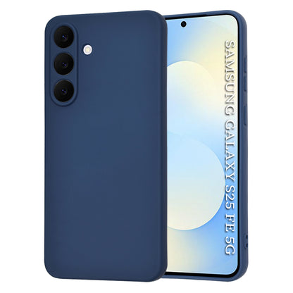 Custodia per Samsung Galaxy S25 FE, Techsuit, SoftFlex, Blu Navy
