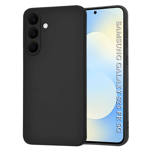 Custodia per Samsung Galaxy S25 FE, Techsuit, SoftFlex, Nera