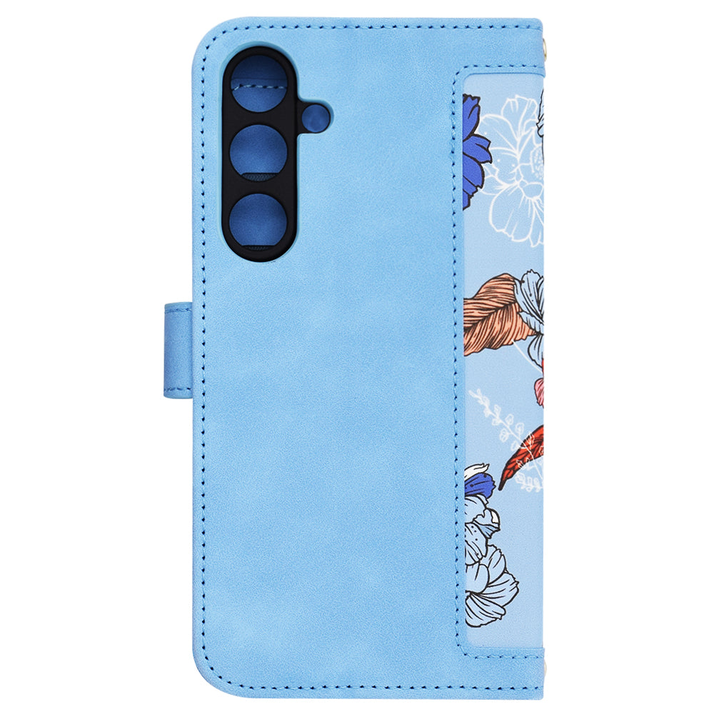 Custodia per Samsung Galaxy S25+ S936, Techsuit, FlipCraft, Blu