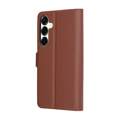 Custodia per Samsung Galaxy S25+ S936, Techsuit, Leather Folio, Marrone