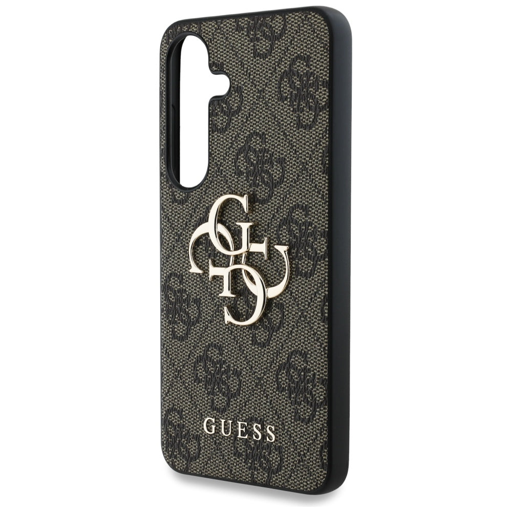 Custodia per Samsung Galaxy S25 S931, Guess, 4G Big Logo, Marrone