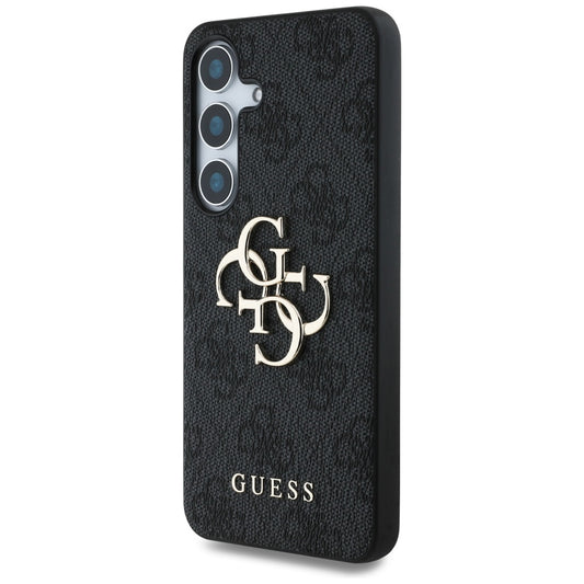 Custodia per Samsung Galaxy S25 S931, Guess, 4G Big Logo, Nera