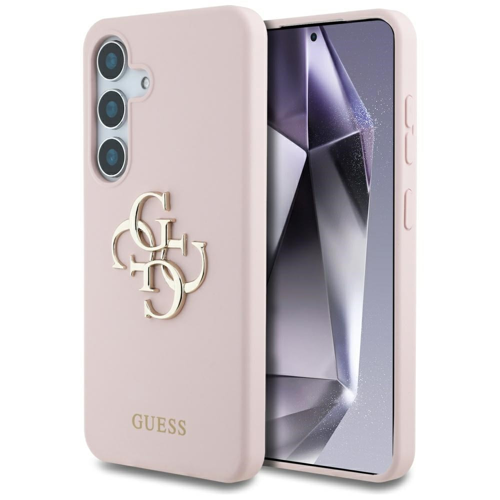 Custodia per Samsung Galaxy S25 S931, Guess, 4G Big, Rosa