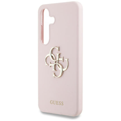 Custodia per Samsung Galaxy S25 S931, Guess, 4G Big, Rosa