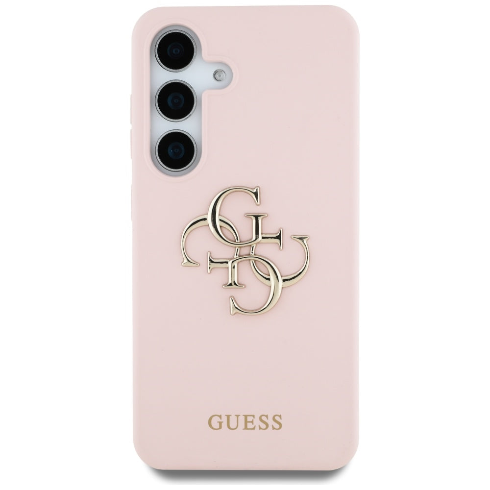 Custodia per Samsung Galaxy S25 S931, Guess, 4G Big, Rosa