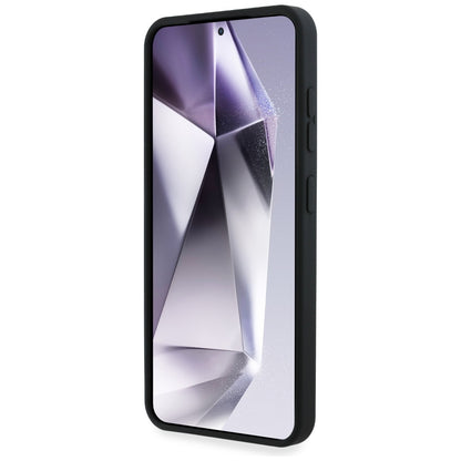 Custodia per Samsung Galaxy S25 S931, Karl Lagerfeld, Silicone Sign Metal Logo, Nera