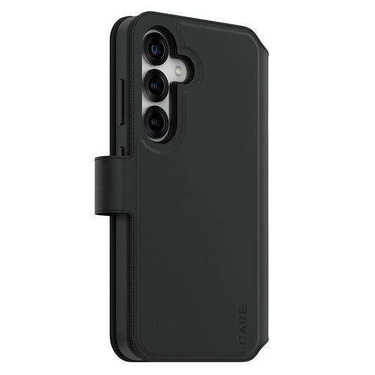 Custodia per Samsung Galaxy S25 S931, PanzerGlass, Care Feature Tango Two-in-One, Nera