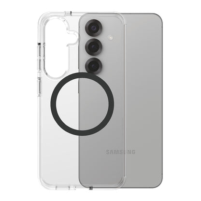 Custodia per Samsung Galaxy S25 S931, PanzerGlass, Care Urban Combat, Trasparente Nera