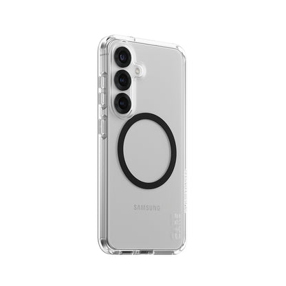 Custodia per Samsung Galaxy S25 S931, PanzerGlass, Care Urban Combat, Trasparente Nera