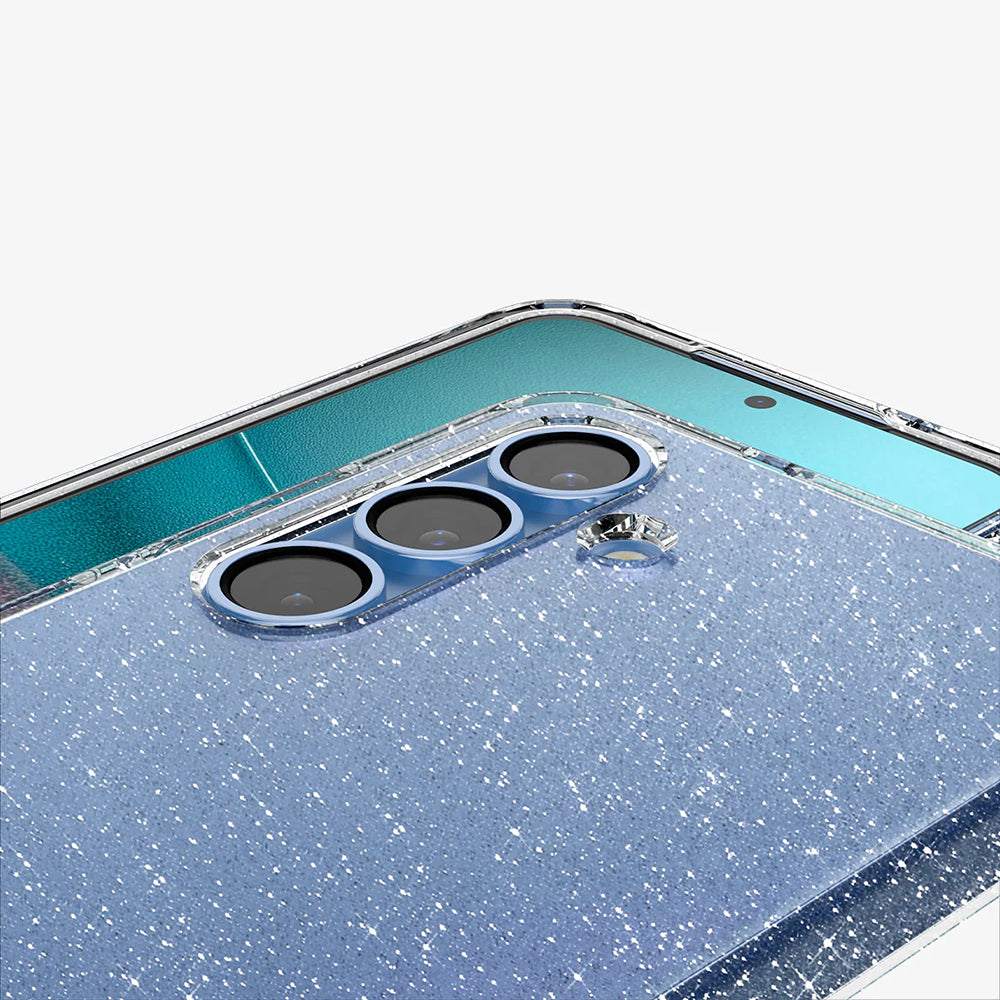 Custodia per Samsung Galaxy S25 S931, Spigen, Liquid Crystal Glitter, Trasparente ACS08997