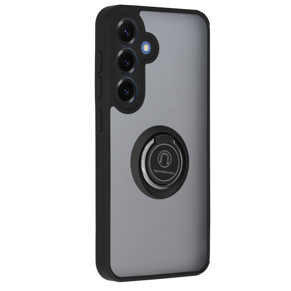Custodia per Samsung Galaxy S25 S931, Techsuit, Glinth, Nera