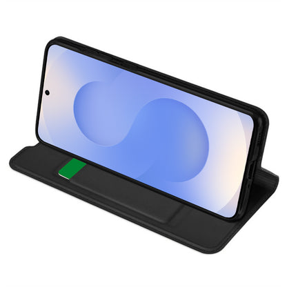 Custodia per Samsung Galaxy S25 S931, Techsuit, Magskin Book, Nera