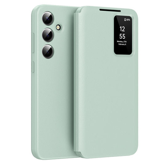 Custodia per Samsung Galaxy S25 S931, Techsuit, SmartView, Verde