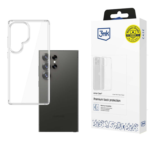 Custodia per Samsung Galaxy S25 Ultra S938, 3MK, Armor, Trasparente