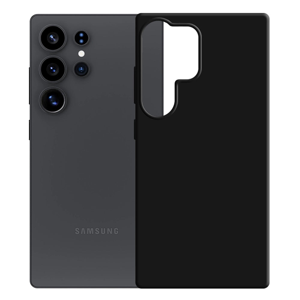 Custodia per Samsung Galaxy S25 Ultra S938, 3MK, Silicone, Nera