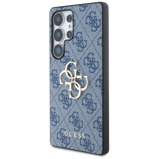 Custodia per Samsung Galaxy S25 Ultra S938, Guess, 4G Big Logo, Blu