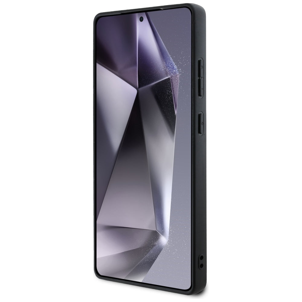 Custodia per Samsung Galaxy S25 Ultra S938, Guess, Glitter Big 4G Script, Nera