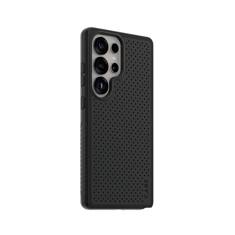 Custodia per Samsung Galaxy S25 Ultra S938, PanzerGlass, Care Feature Heat Beat, Nera