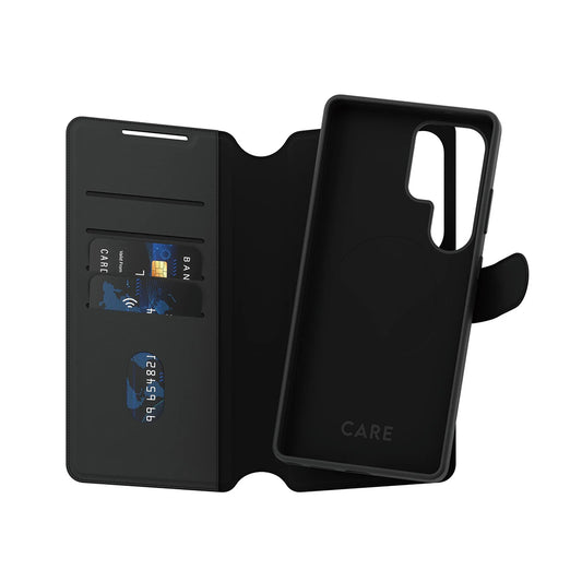 Custodia per Samsung Galaxy S25 Ultra S938, PanzerGlass, Care Feature Tango Two-in-One, Nera