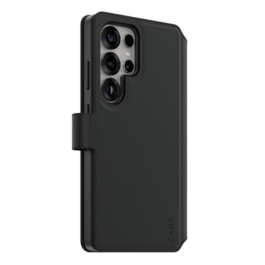 Custodia per Samsung Galaxy S25 Ultra S938, PanzerGlass, Care Feature Tango Two-in-One, Nera