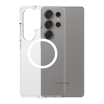 Custodia per Samsung Galaxy S25 Ultra S938, PanzerGlass, Care Urban Combat, Trasparente Bianca
