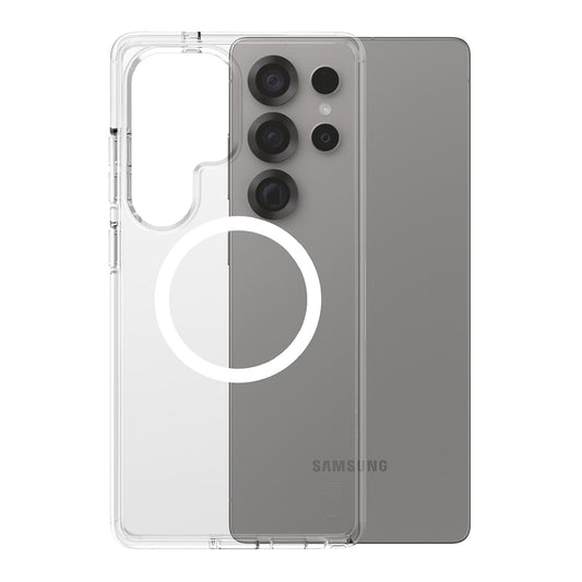 Custodia per Samsung Galaxy S25 Ultra S938, PanzerGlass, Care Urban Combat, Trasparente Bianca