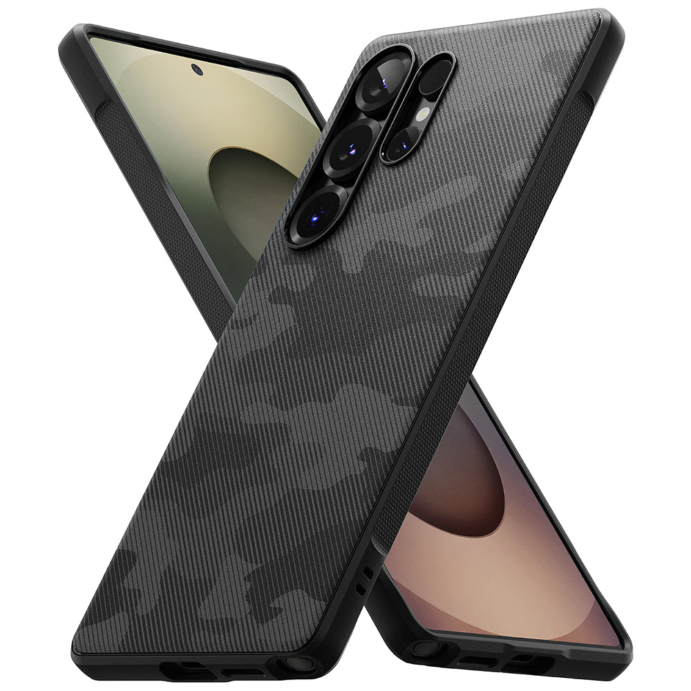 Custodia per Samsung Galaxy S25 Ultra S938, Ringke, Onyx Design, Camuffamento