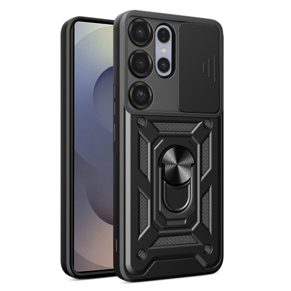 Custodia per Samsung Galaxy S25 Ultra S938, Techsuit, CamShield, Nera