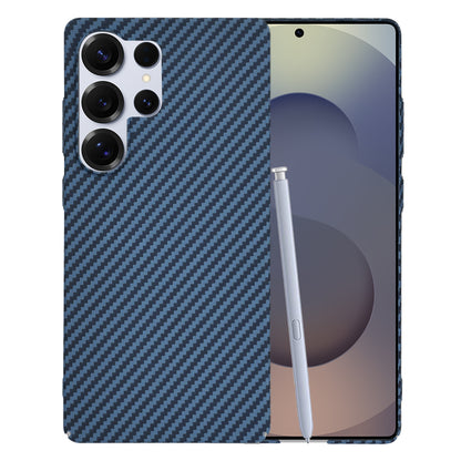 Custodia per Samsung Galaxy S25 Ultra S938, Techsuit, Carbonite FiberShell, Turchese