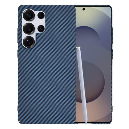 Custodia per Samsung Galaxy S25 Ultra S938, Techsuit, Carbonite FiberShell, Turchese