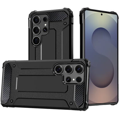 Custodia per Samsung Galaxy S25 Ultra S938, Techsuit, Hybrid Armor, Nera