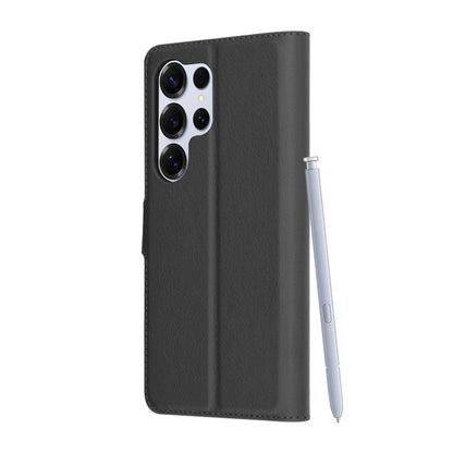 Custodia per Samsung Galaxy S25 Ultra S938, Techsuit, Leather Folio, Nera