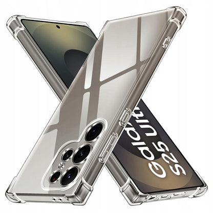 Custodia per Samsung Galaxy S25 Ultra S938, Techsuit, Shockproof Clear, Trasparente