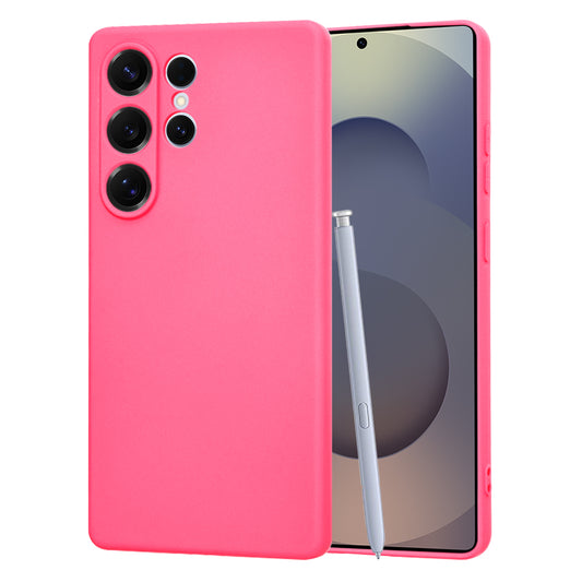 Custodia per Samsung Galaxy S25 Ultra S938, Techsuit, SoftFlex, Rosa Scuro