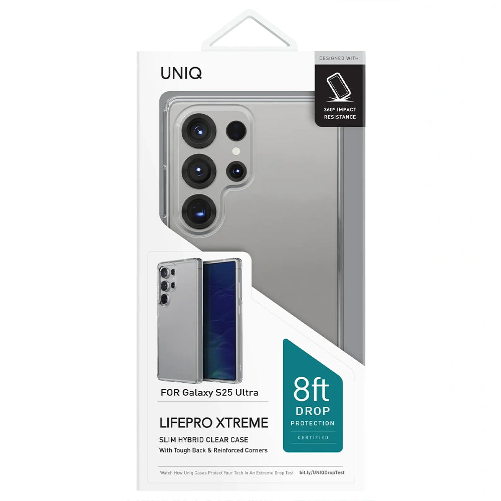 Custodia per Samsung Galaxy S25 Ultra S938, UNIQ, LifePro Xtreme, Trasparente