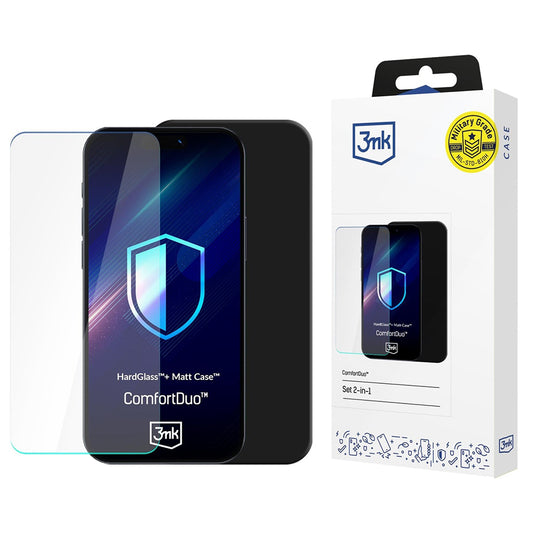Custodia per Samsung Galaxy S26, 3MK, ComfortDuo, Nera