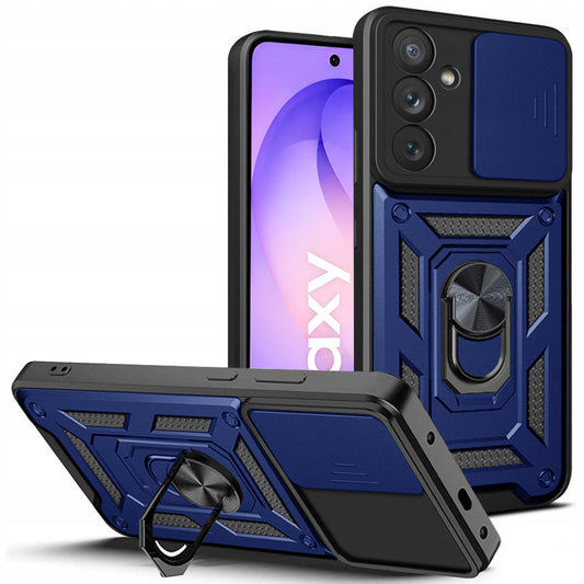 Custodia per Samsung Galaxy S26 FE / S25 FE, Techsuit, CamShield, Blu