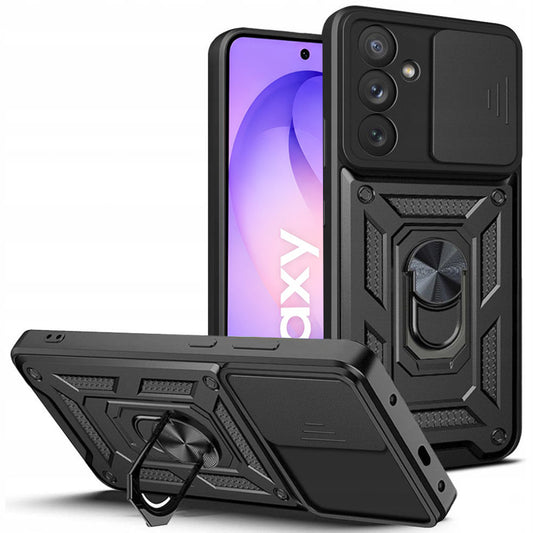 Custodia per Samsung Galaxy S26 FE / S25 FE, Techsuit, CamShield, Nera