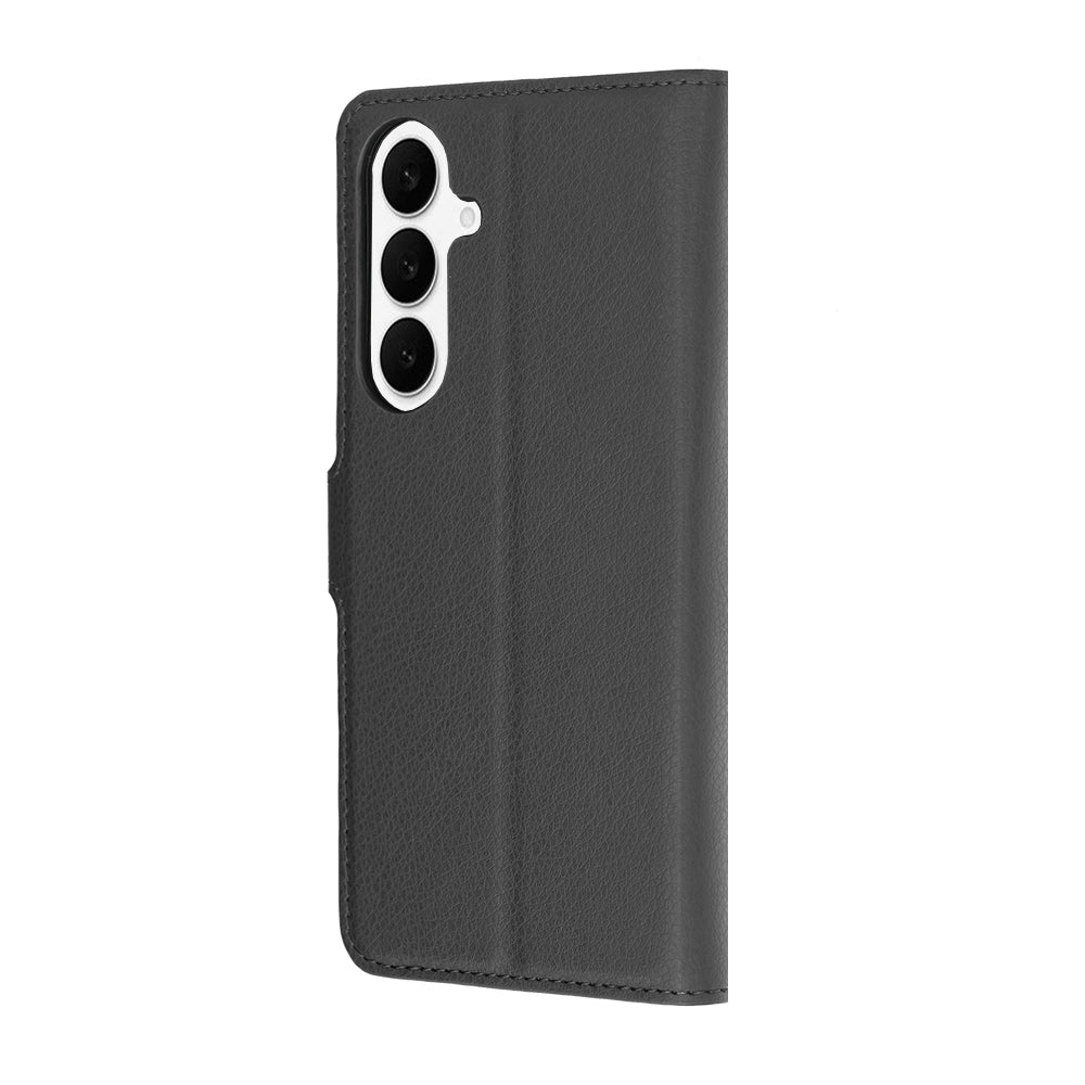 Case for Samsung Galaxy S26 FE / S25 FE, Techsuit, Leather Folio, Black
